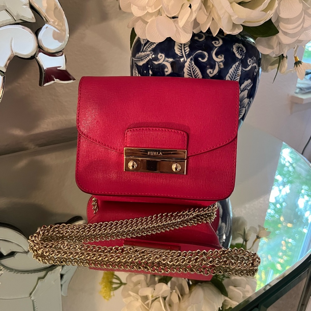 FURLA mini Fushia bag - made in Italy